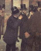 Edgar Degas Portrait at the Stock Exchange (nn020 France oil painting reproduction